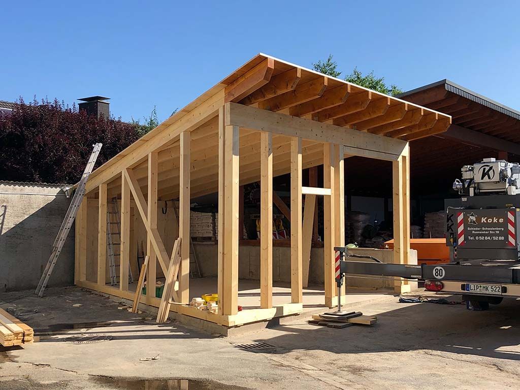 Holzgerüst Zimmerarbeiten