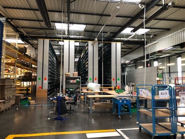 Entrepôt de l'entreprise Déménagements Giraud