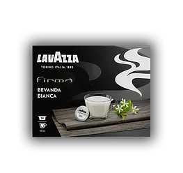 Una caja de cápsulas de café lavazza firma birra bianca.