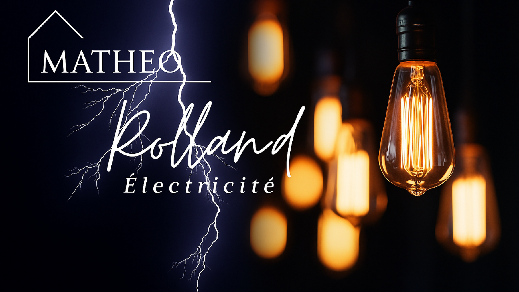 Des ampoules allumées suspendues.