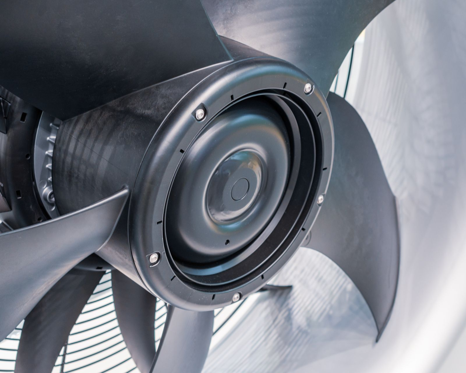 Un ventilateur mécanique.