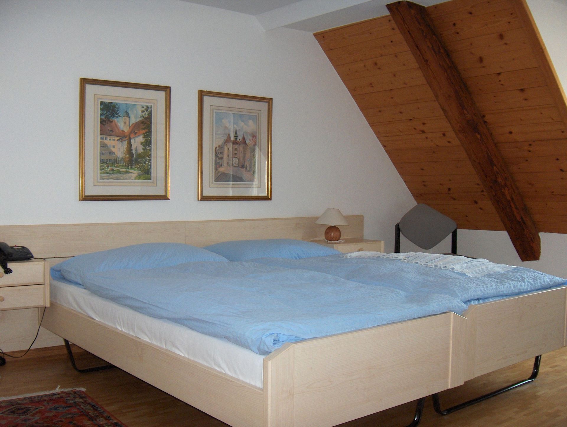 Hôtel Restaurant de la Cigogne - Doppelbett