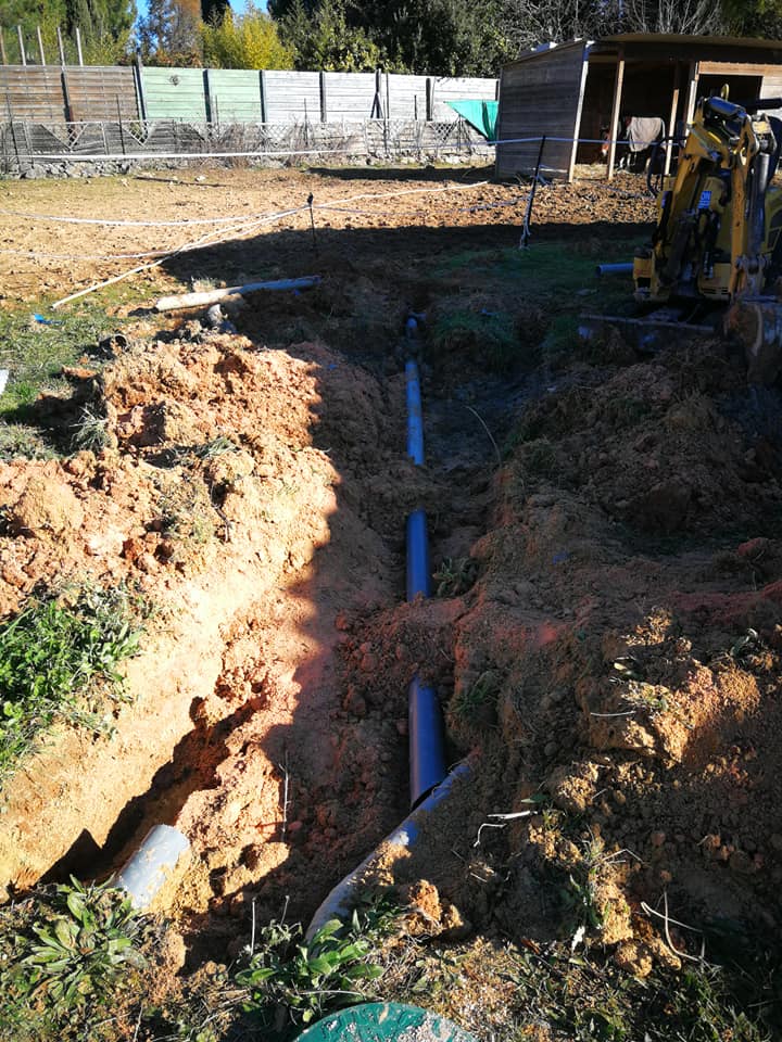 Réseau de plomberie extérieur