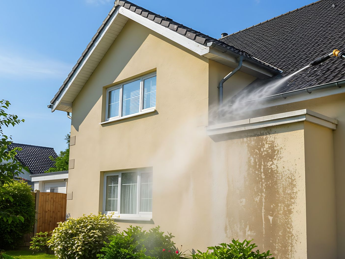 Vers la page Nettoyage de façades à la vapeur.