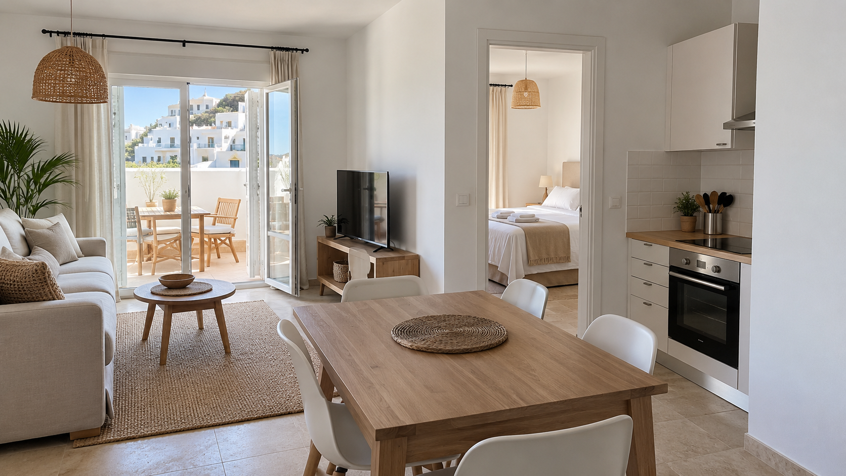 Limpieza de apartamentos turísticos en Ibiza.