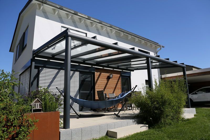 Terrassendach aus Aluminium