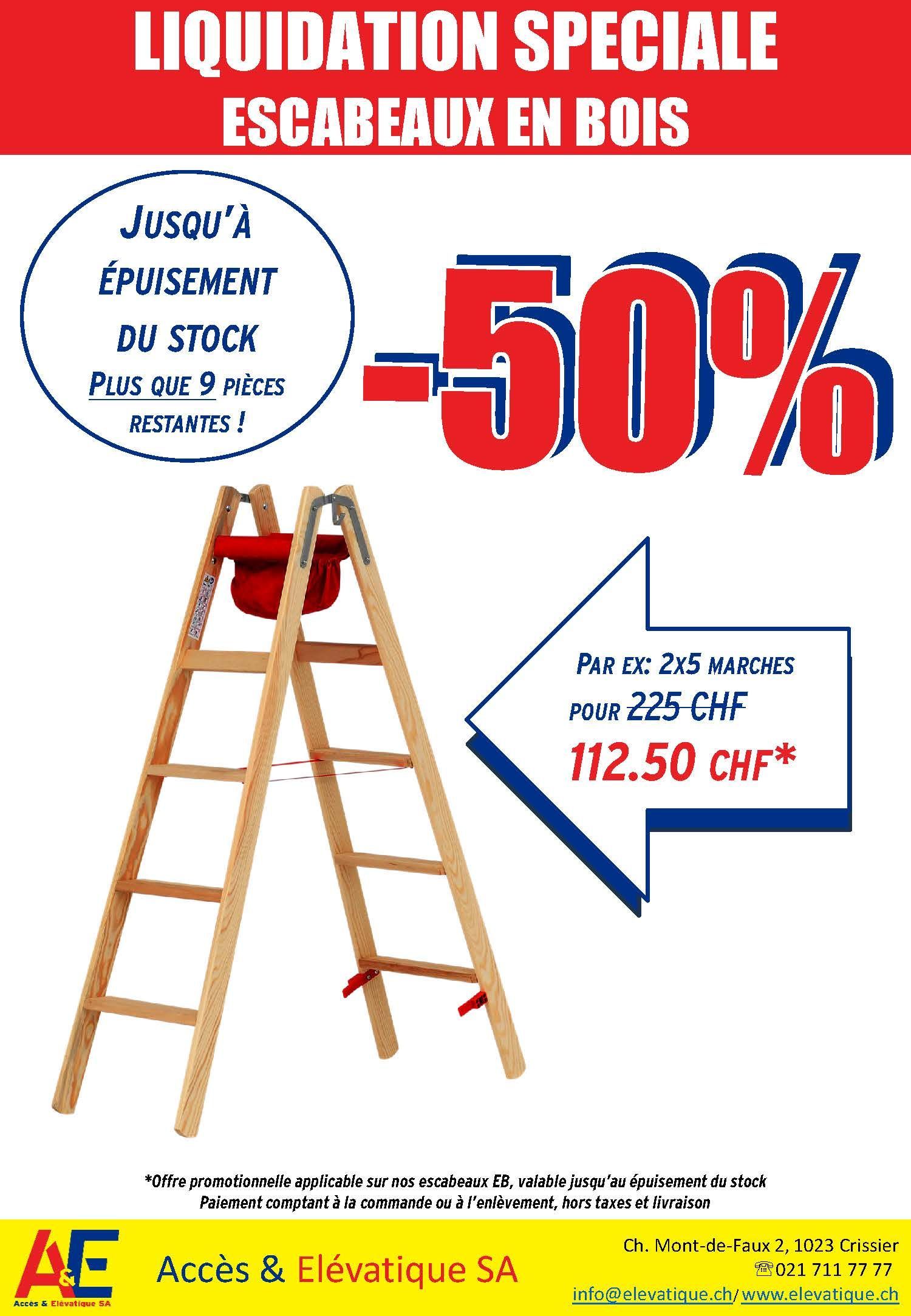 Flyer promotionnel échelles