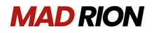 „MADRION“-Textlogo mit rotem „MAD“ und schwarzem „RION“.