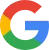 El logotipo de Google es un círculo de colores del arco iris con la letra g en el medio.