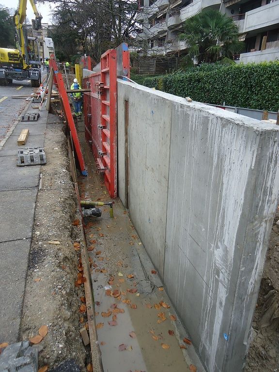 aménagement paysagé route de Sous-Moulin, bcph Ingénierie