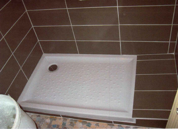 Salle de bains après travaux douche avec un autre angle