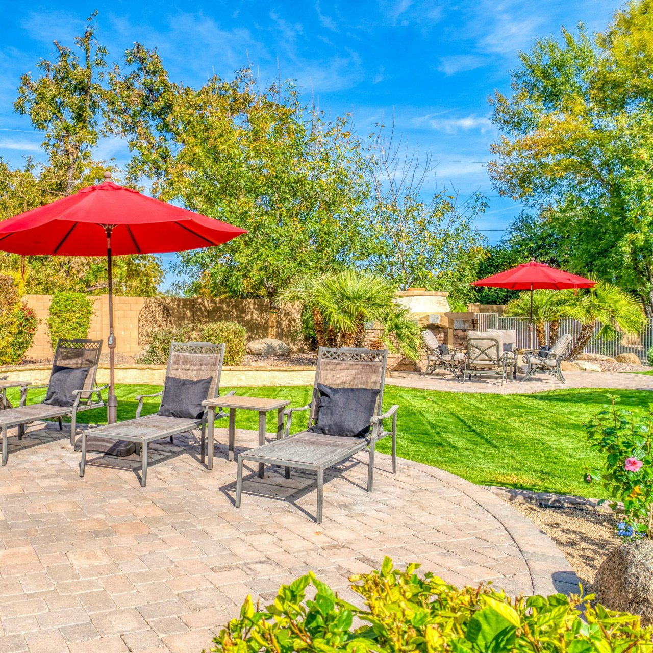 Terrasse en pavé