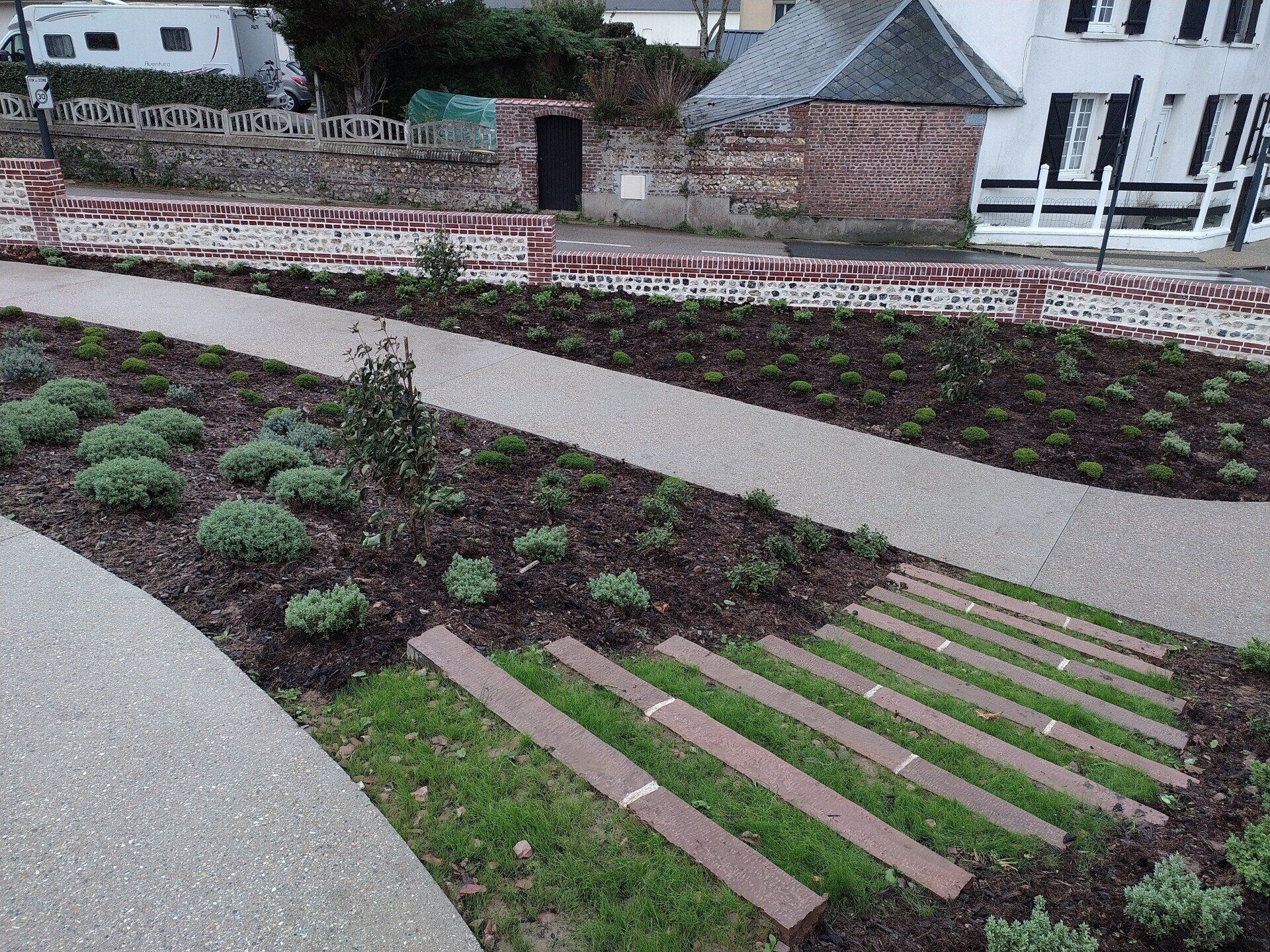 création d'espace verts