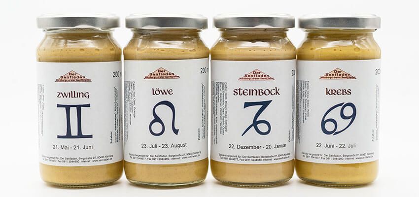 Der Senfladen Nürnberg Sternzeichen Senf