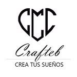 Un logotipo en blanco y negro para una empresa llamada gmd crafted.