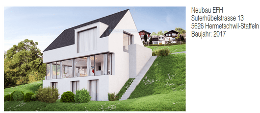 neubau efh - oetwil an der limmat - si baumanagement gmbh