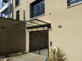 Marquise grise sur mesure