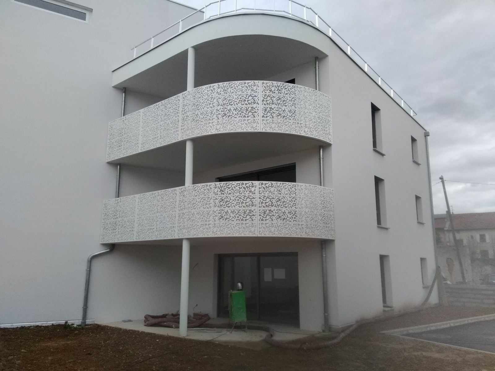 Garde-corps extérieur d'un immeuble