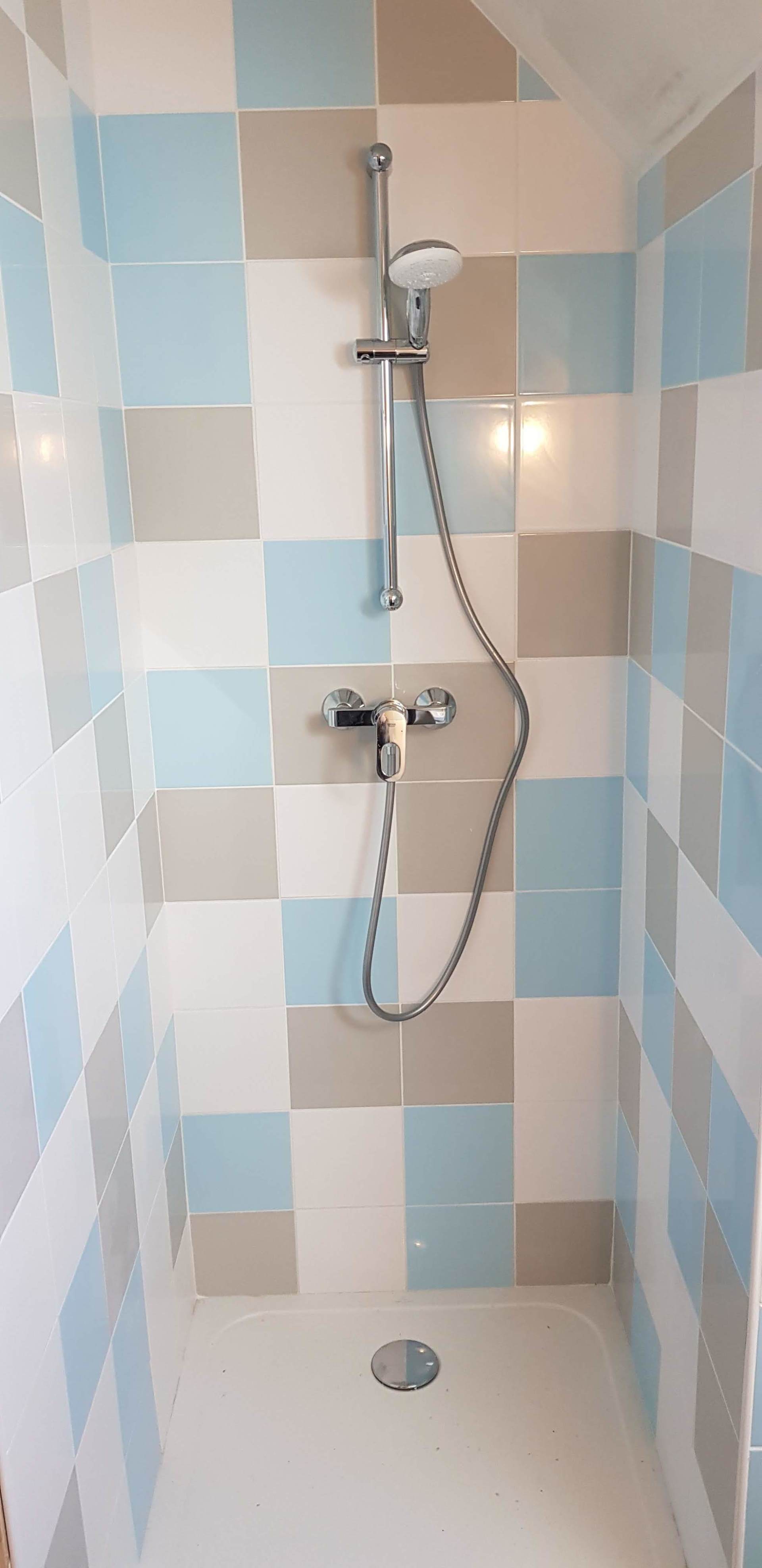 Installation d'une douche