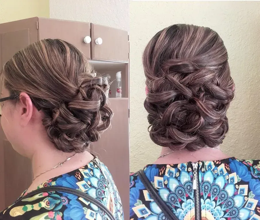 Chignon tressé
