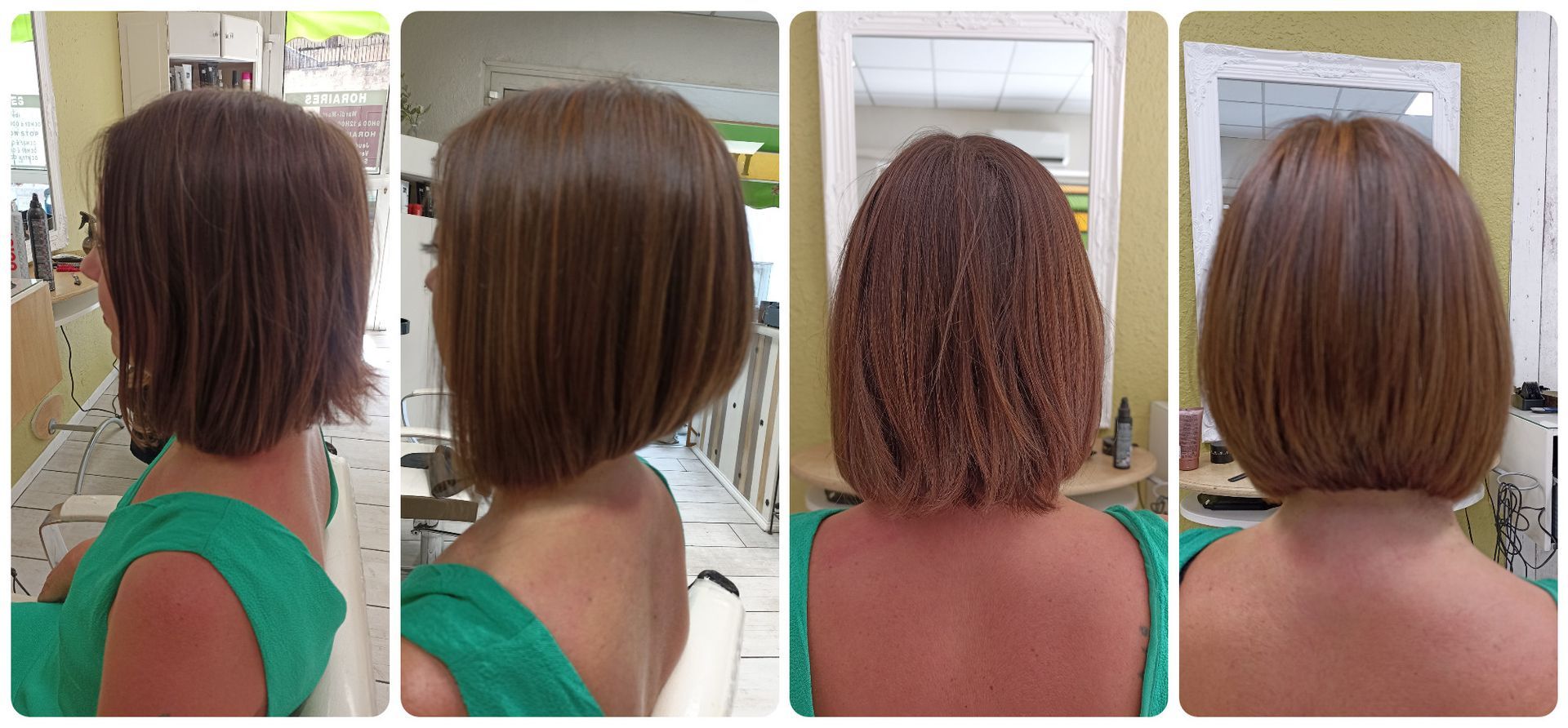 Coupe au carrè cheveux mi-longs