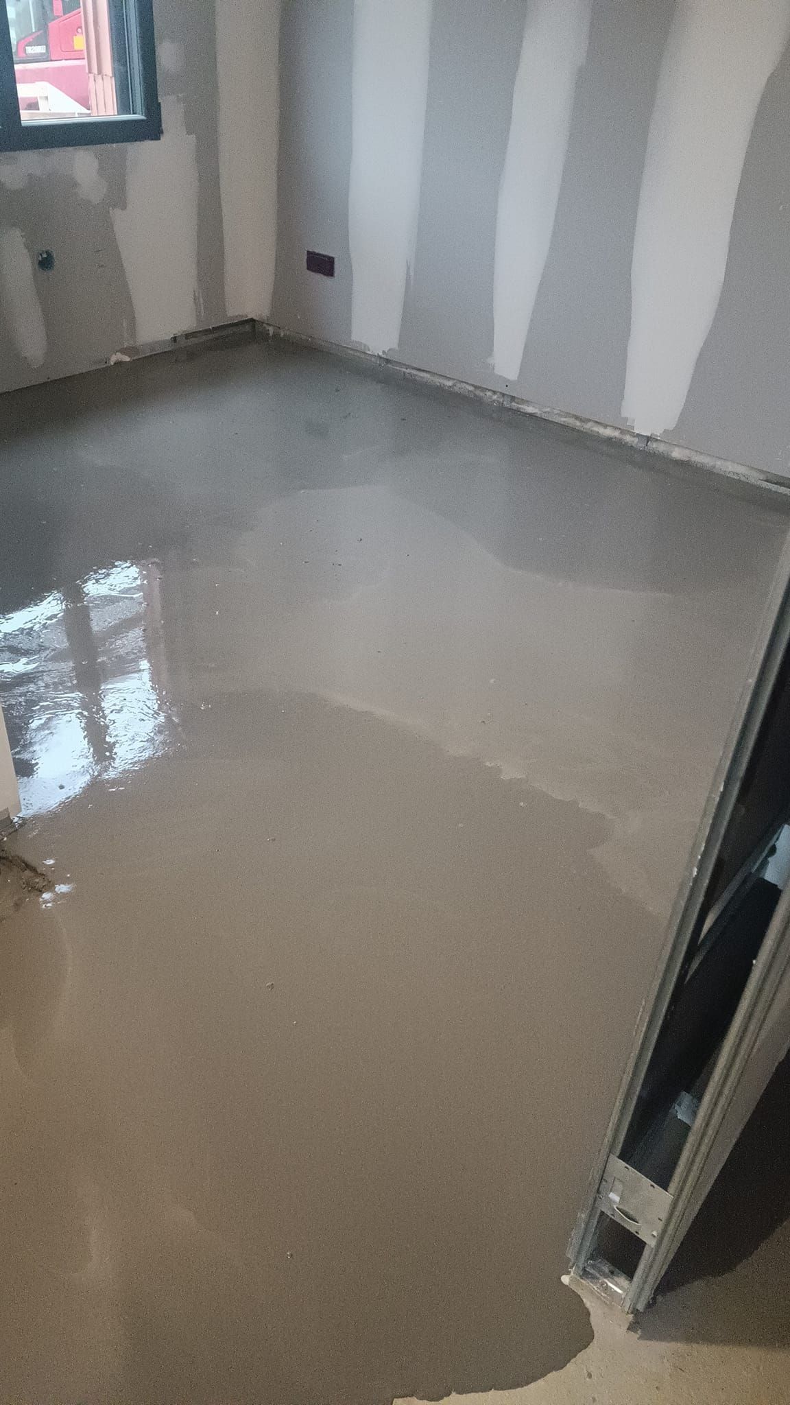 Ragréage sur un sol