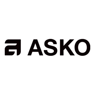 Logotipo de ASKO con una letra 