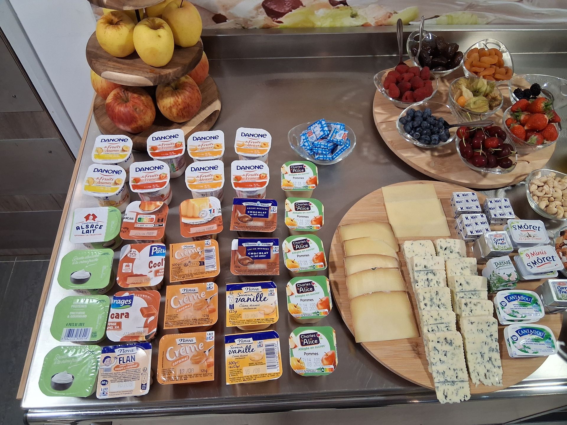 Produits emballés pour petit déjeuner