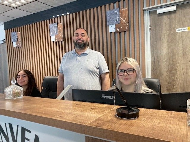 Réception et équipe