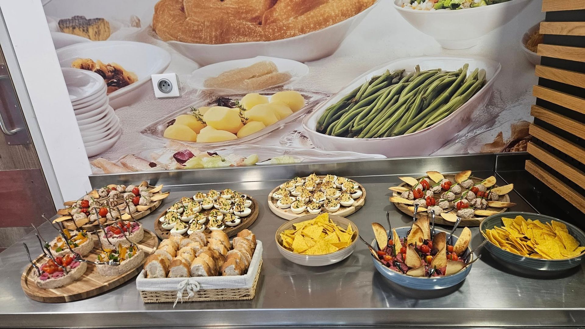 Encas sucrés et salés pour réception, séminaire