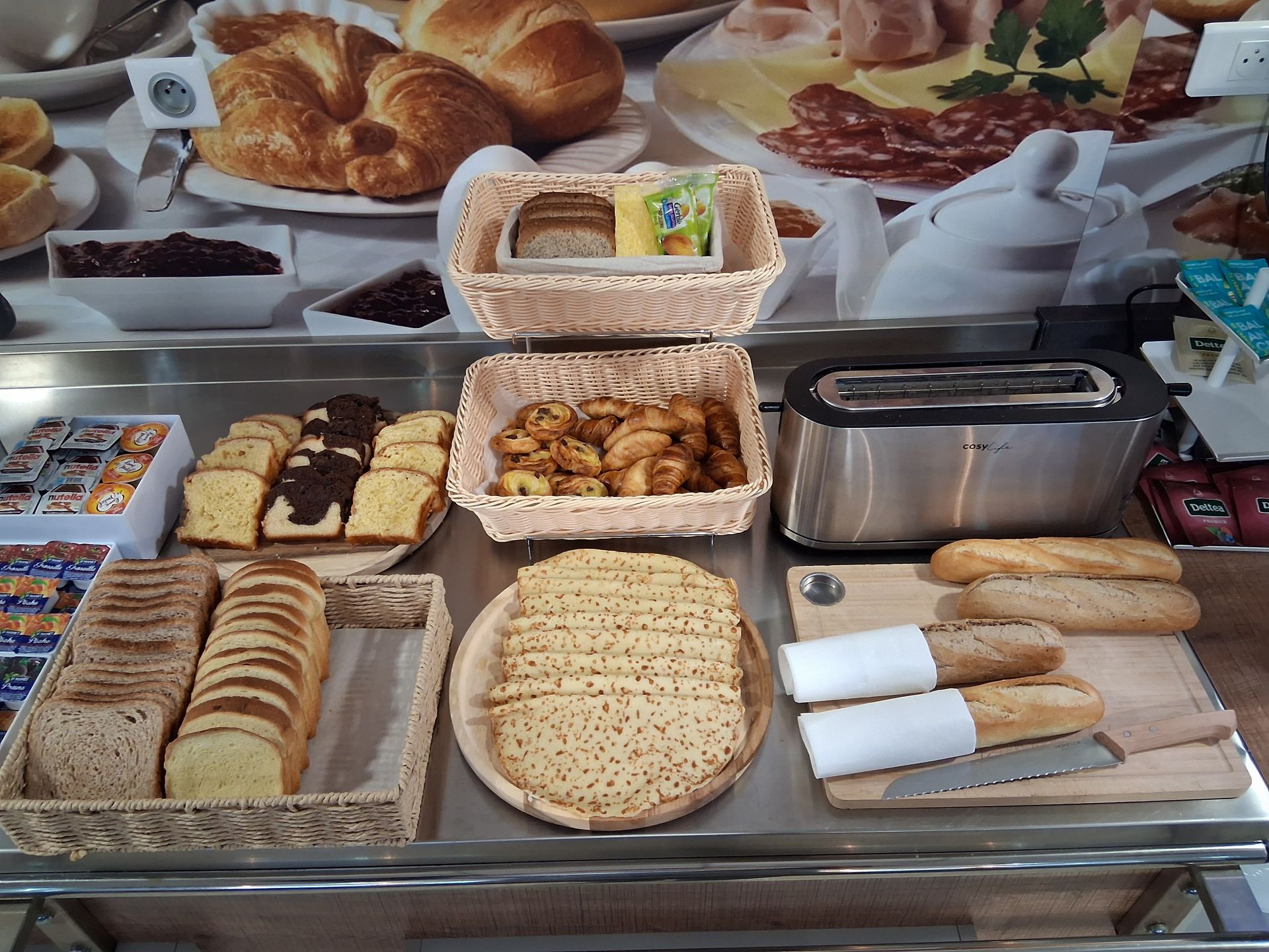 Petit déjeuner buffet