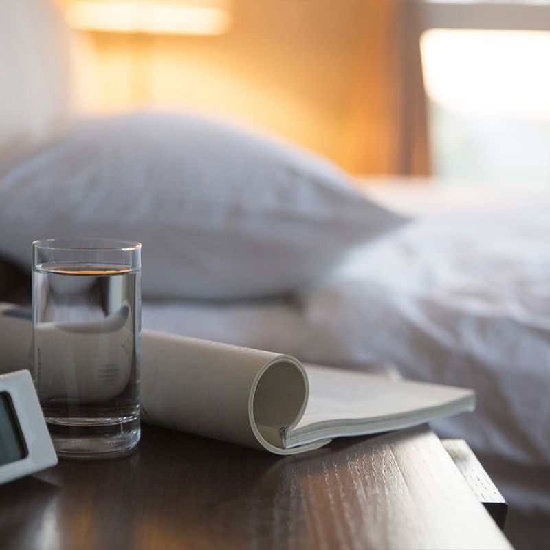 Chambre en gros plan