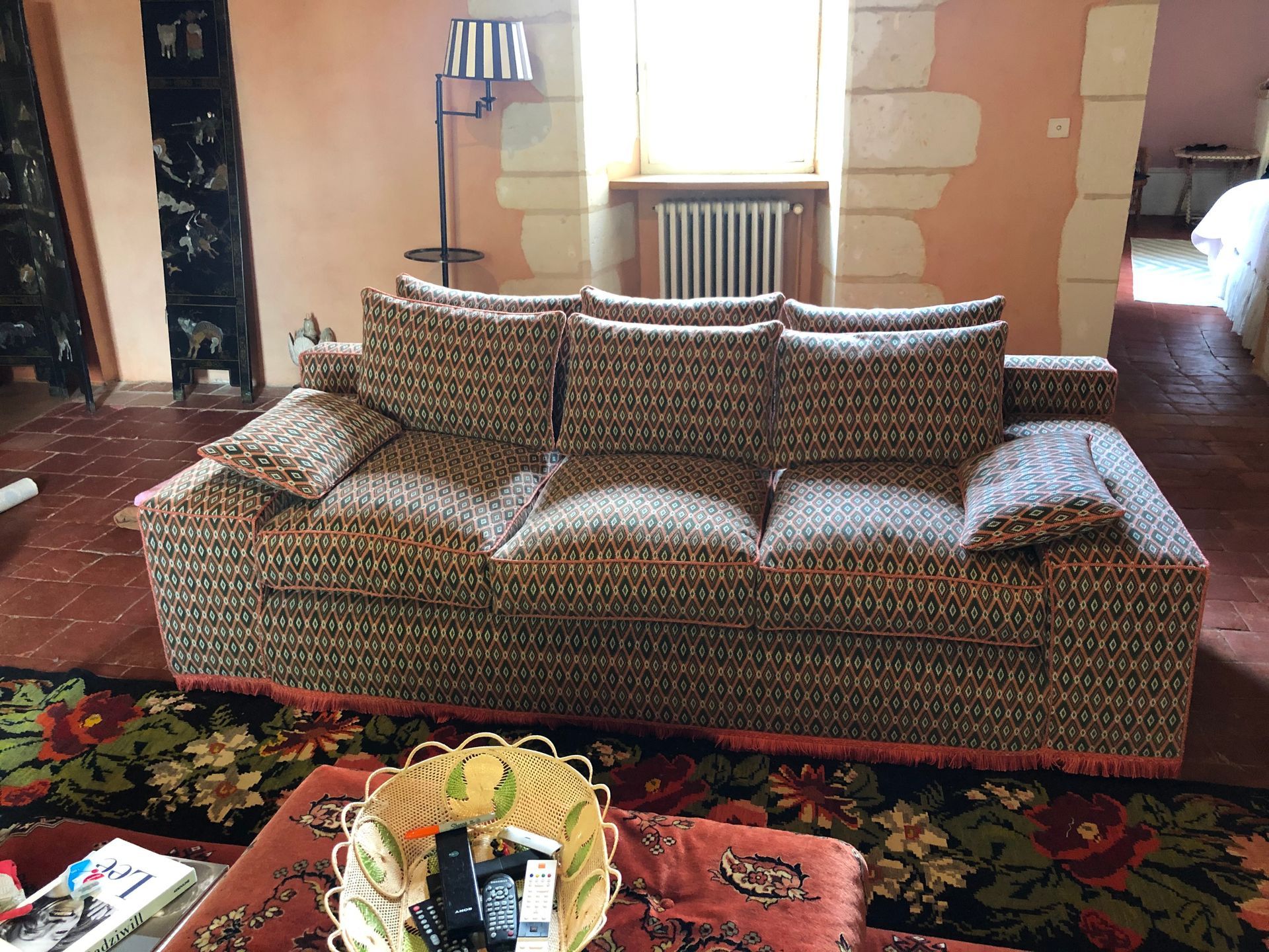 Rénovation d'un canapé 3 places