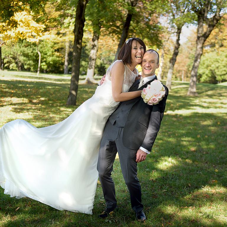Photo de mariage prise par le studio Lyonnais Harold Galerie au sémin