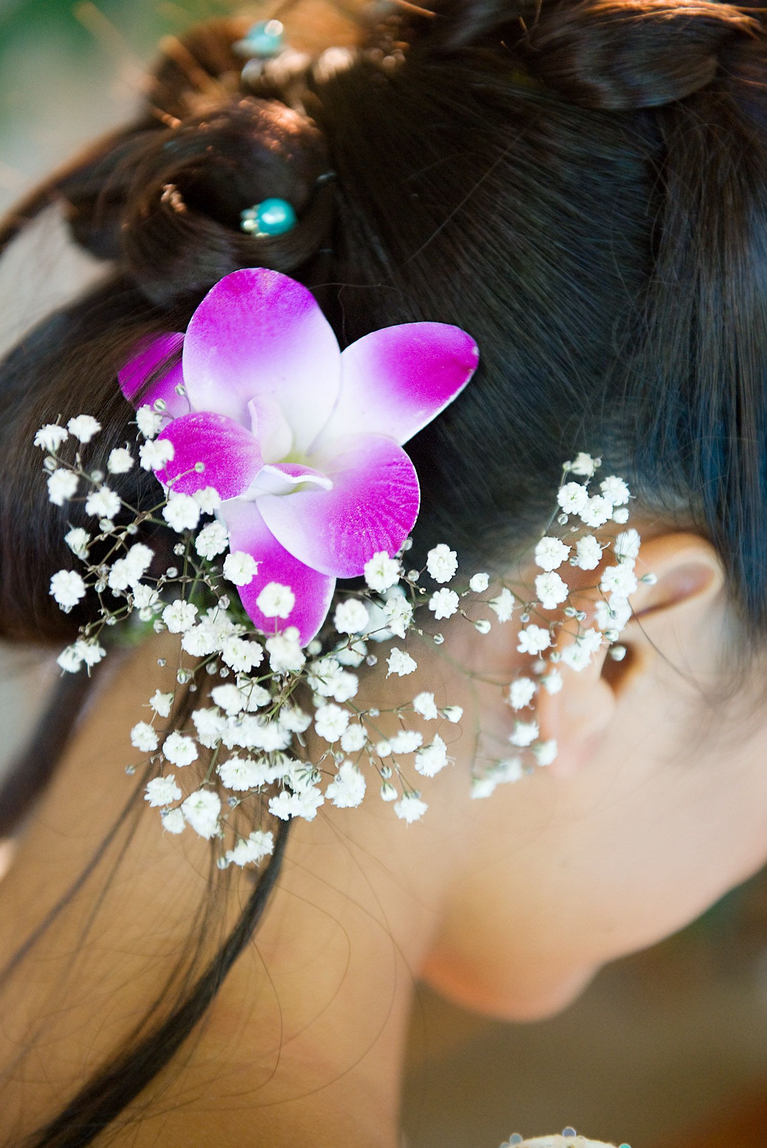 Coiffure de la mariée