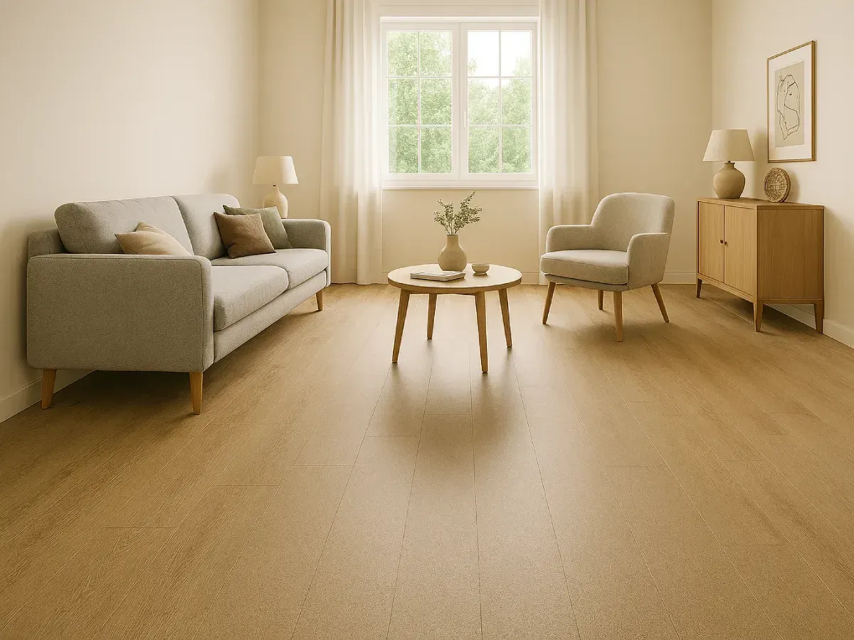 Muestras de suelos de madera en distintos tonos de marrón y marrón rojizo.