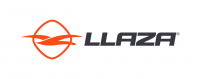 Un logotipo para una empresa llamada llaza sobre un fondo blanco.