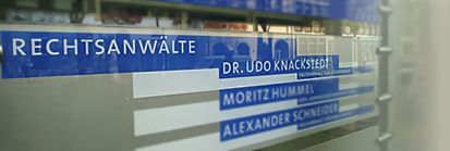 Dr. Udo Knackstedt Rechtsanwalt