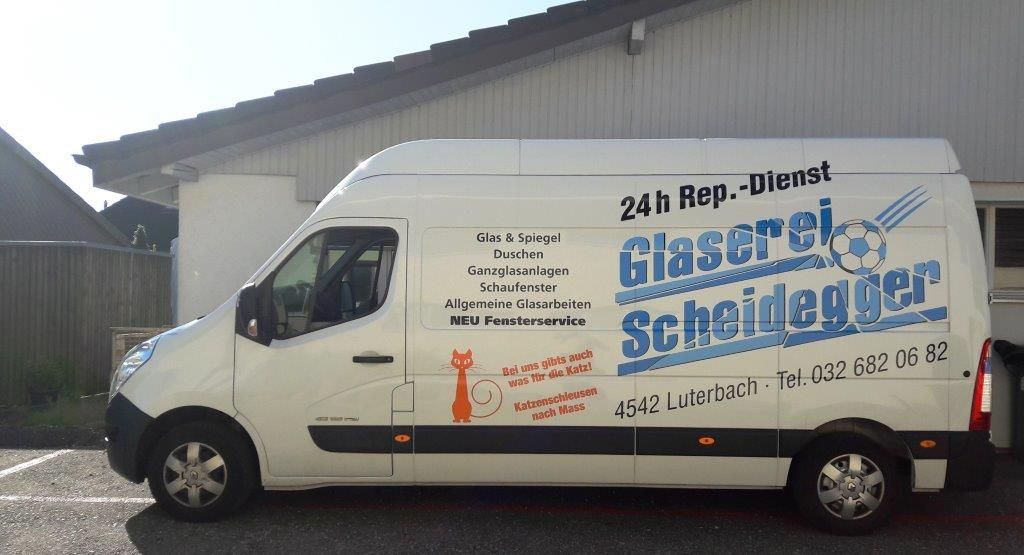 Glasbruch Reparaturdienst - Glaserei Scheidegger AG in Luterbach