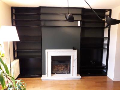 Rampe d'escalier pour aller avec la poutre Eiffel