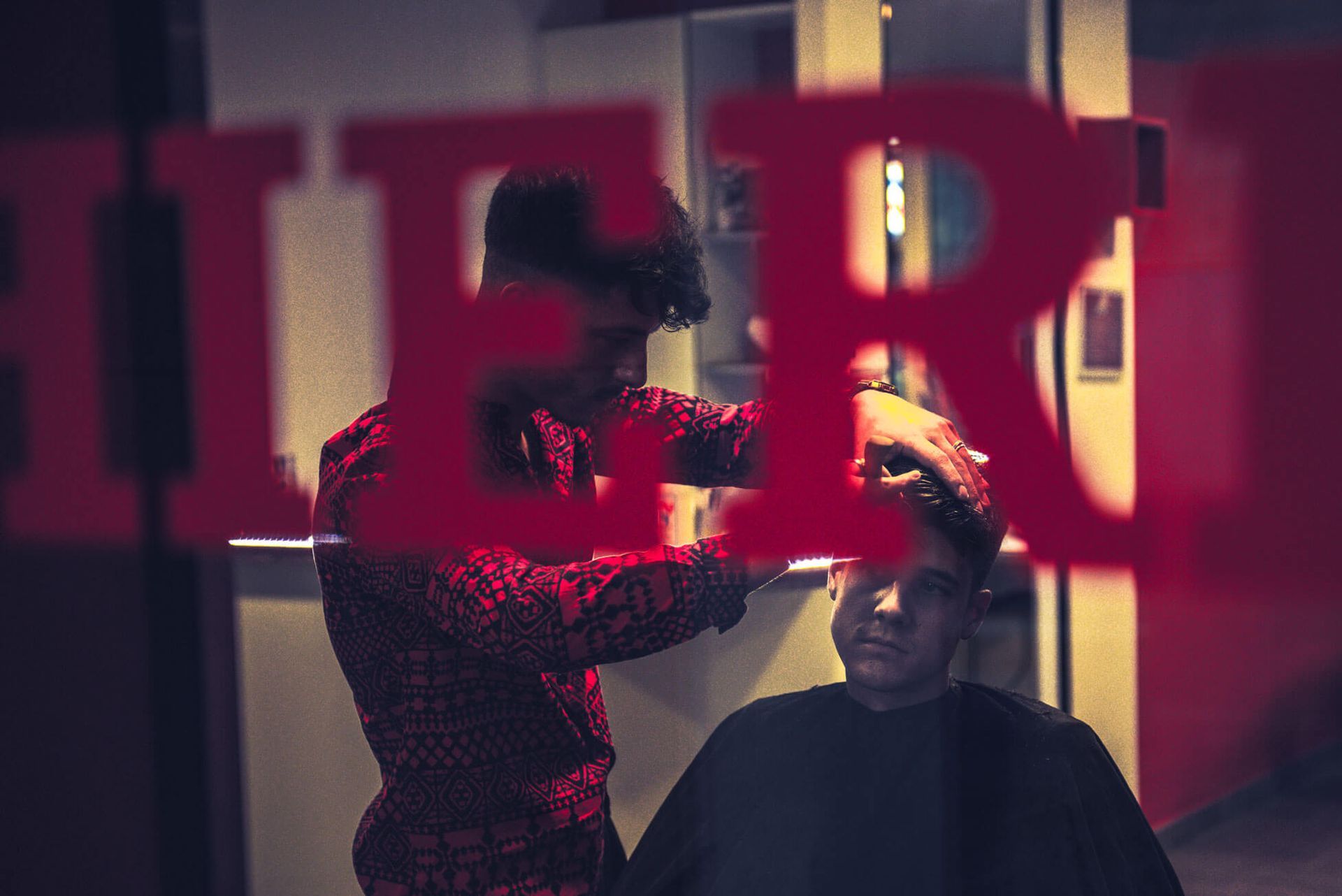 interno del barber shop - Alessandro Santullo