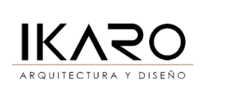 A logo for a company called ikaro arquitectura y diseno