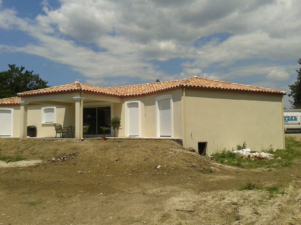 Gouttière couleur cuivre / sable