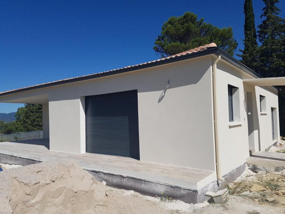 Gouttière aluminium laquée