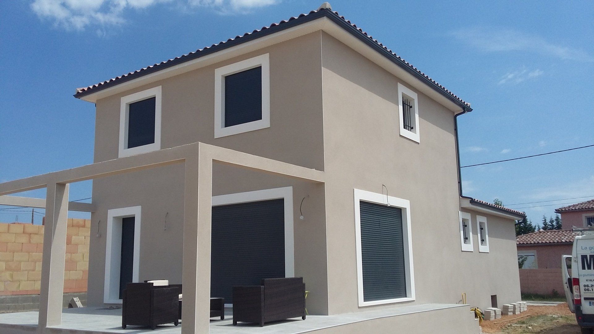 Habillage de débord toiture en PVC