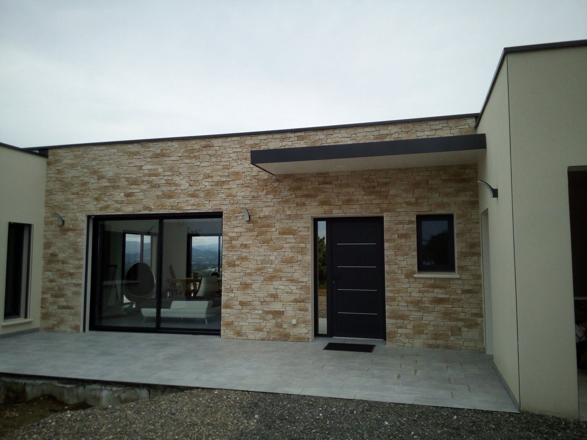 Dessus de mur, pierre reconstituée