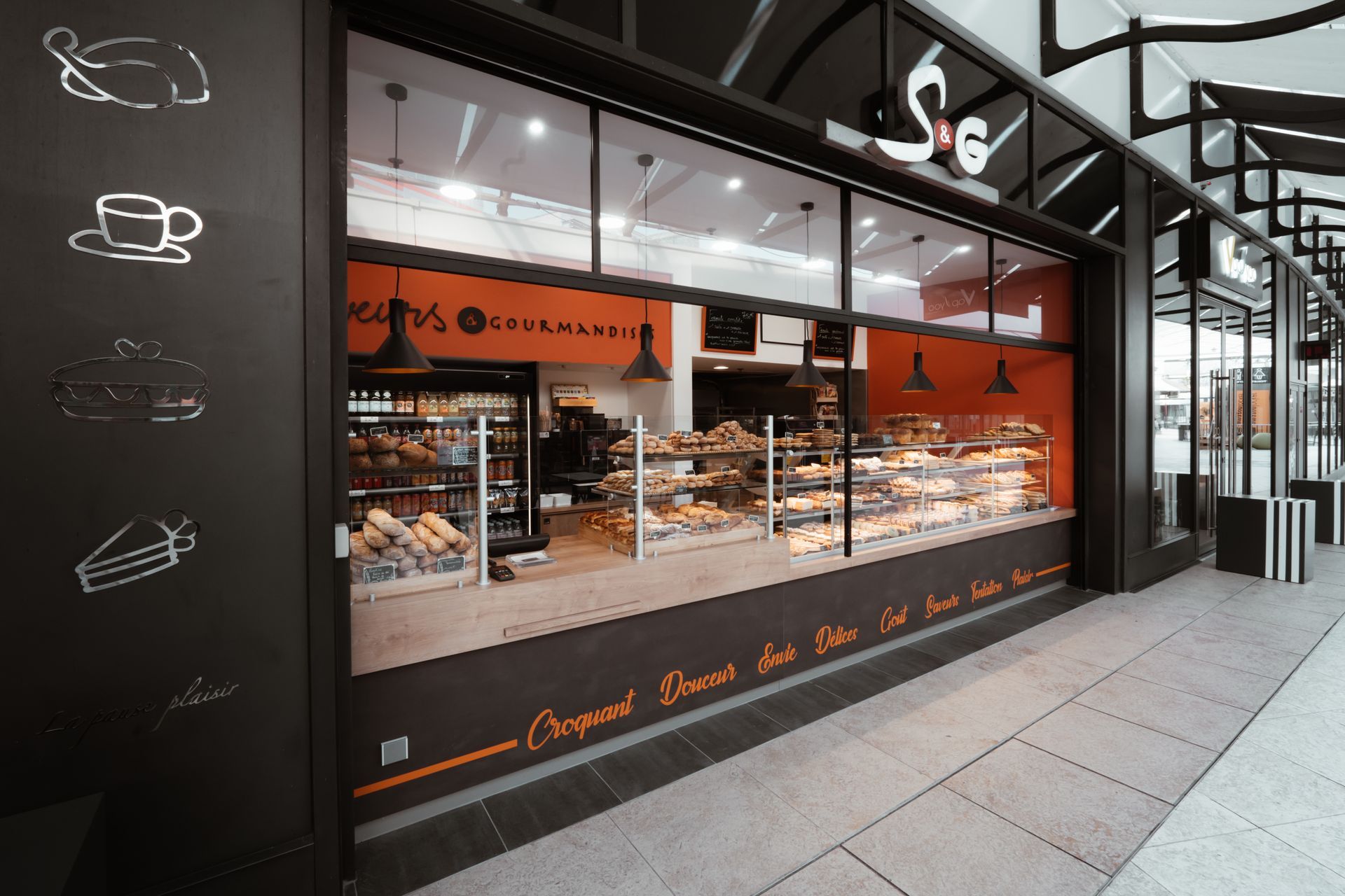 Intérieur d'une boulangerie