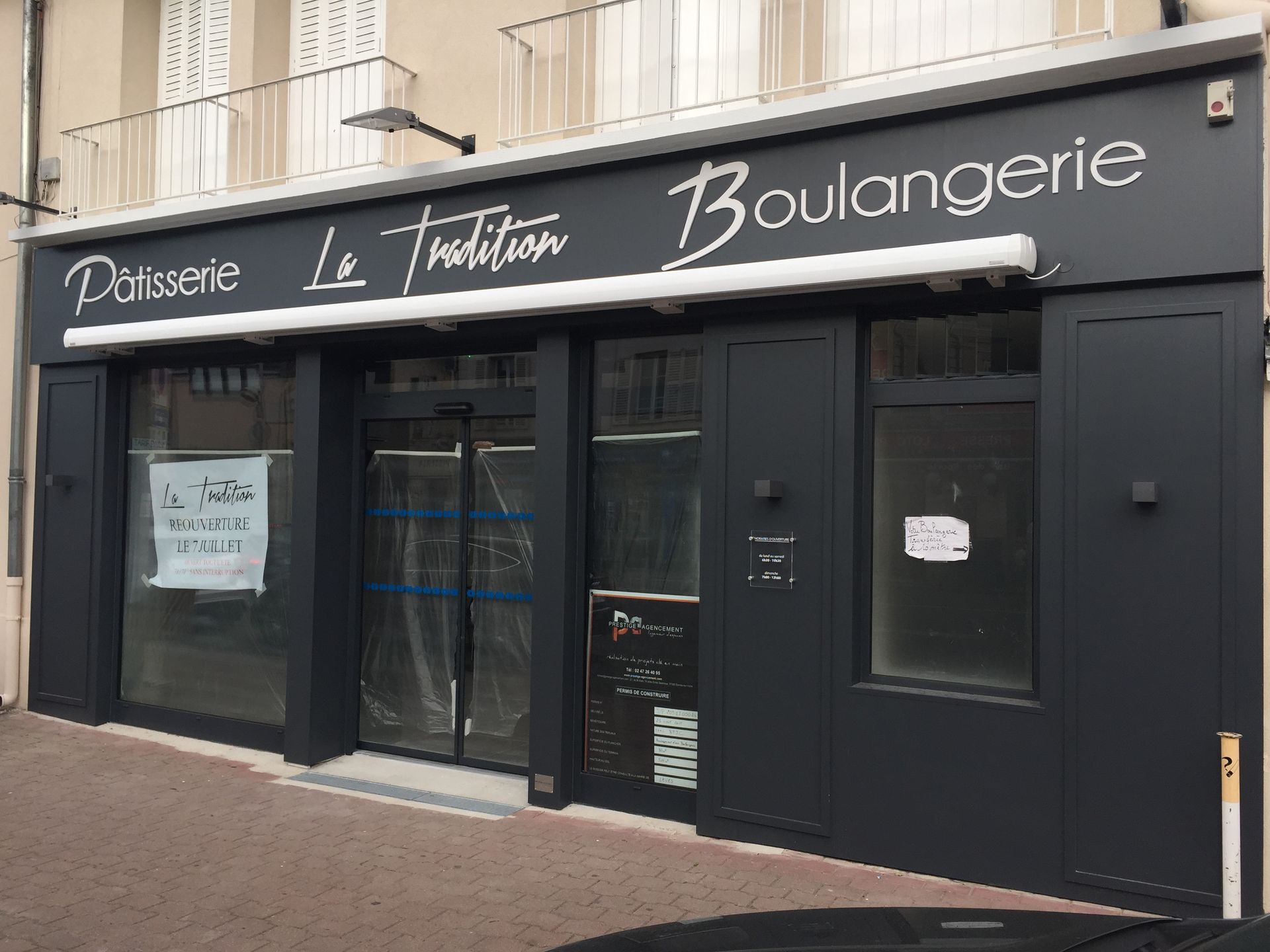 Façade boulangerie La Tradition