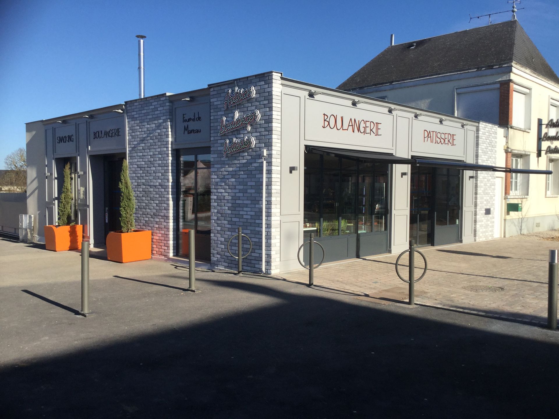 Façade de la boulangerie Fournil de Mareau
