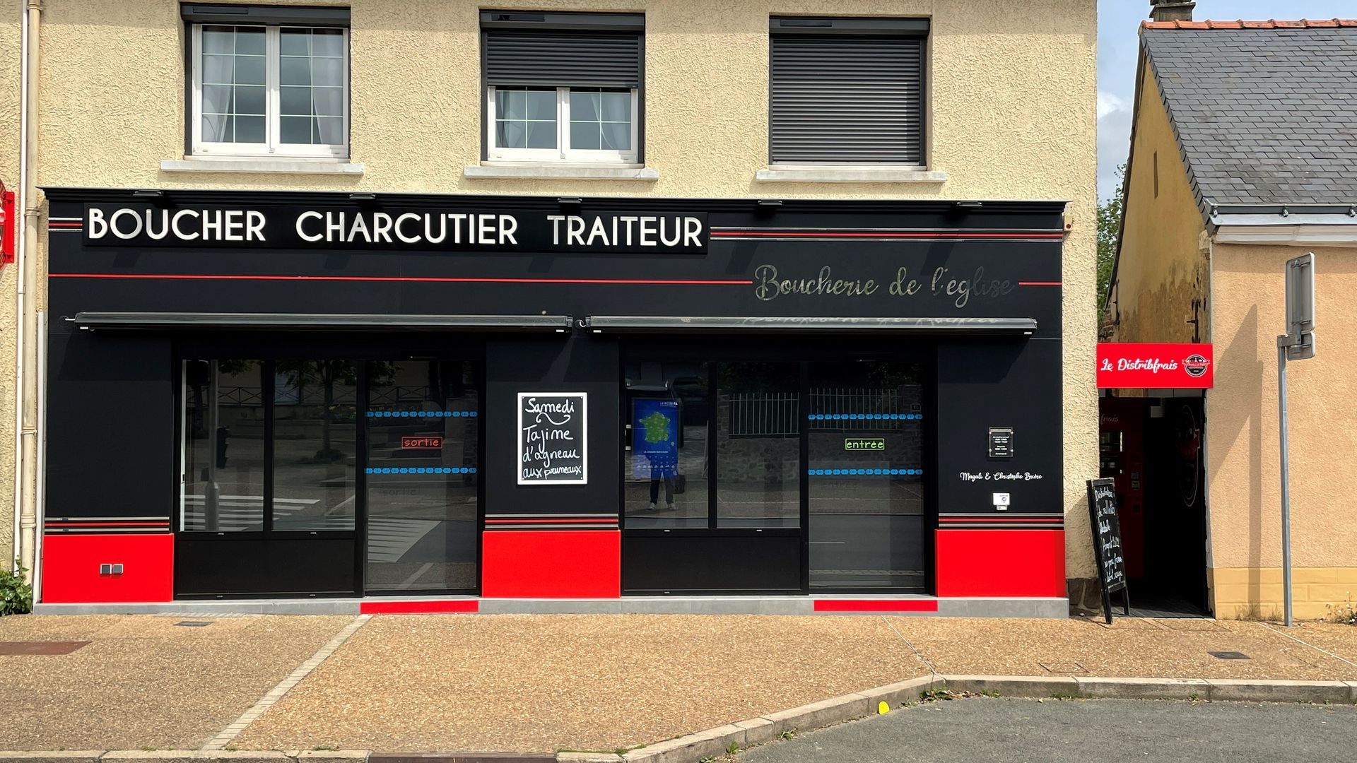 Façade de la Boucherie de l'église